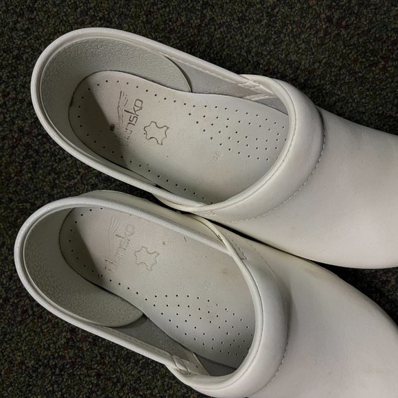 White Clog Monochrome Nursing / Mod Shoe Size 40 - Picture 4 of 8